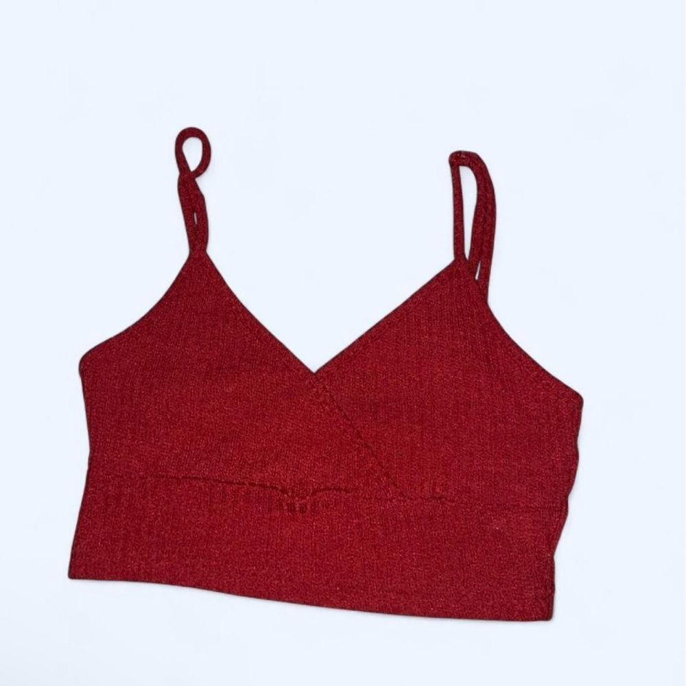 Red tank top